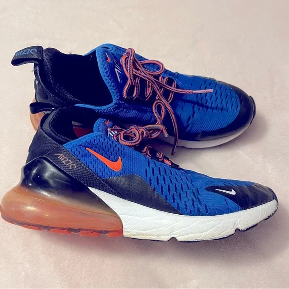 Nike Air Max 270 Racer Blue hyper Crimson Athletic Shoes - Picture 1 of 6